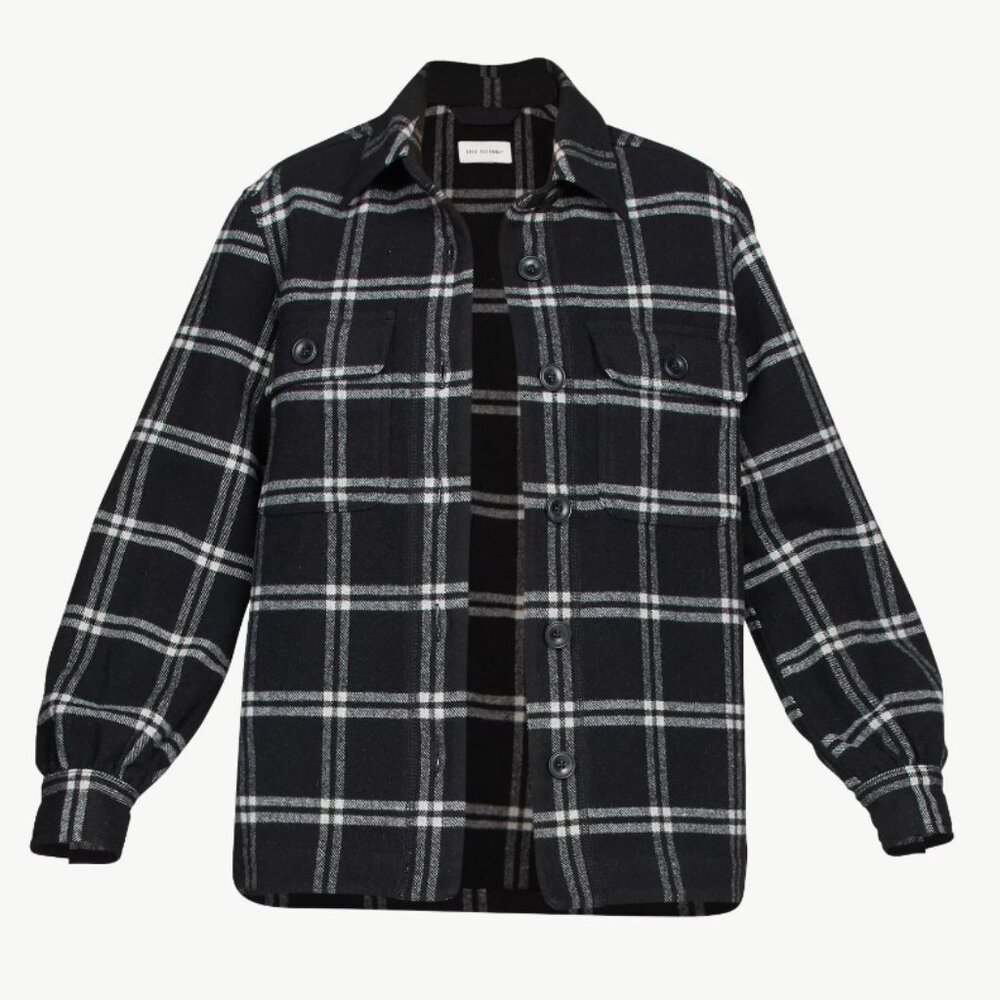 Free Assembly Plaid Shacket - Picture 6 of 8